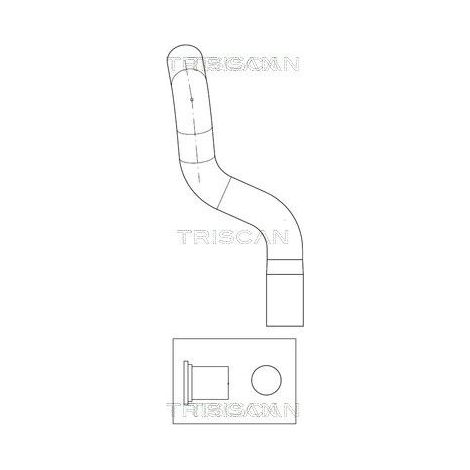 Tuyau hydraulique, direction TRISCAN 8516 16022 FORD 1317039 4M51369-1AA