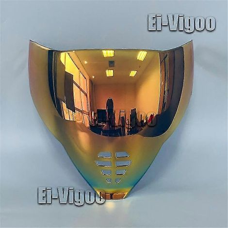 Visière de protection Icon Airflite - Écran facial miroir Fliteshield pour casques Airflite - Écran facial de remplacement pour casques Icon Airflite - Couleur : Or bronze (1/4)