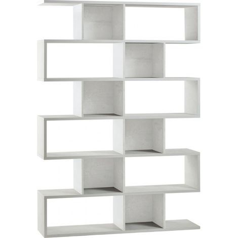 Estantería Modular 150L x 38P x h215 – Acabado Blanco Mate – Sarmog