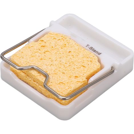 Support pour mini fer à souder CCDSO avec boîte de rangement en éponge, accessoire de soudage à isolation thermique, blanc