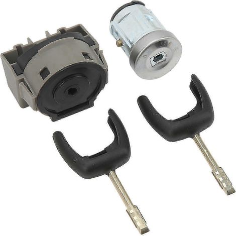 Ensemble cylindre de serrure à clé de moteur YEMAA 98AB11572BG compatible avec Transit MK7 2006-2013 (1/5)