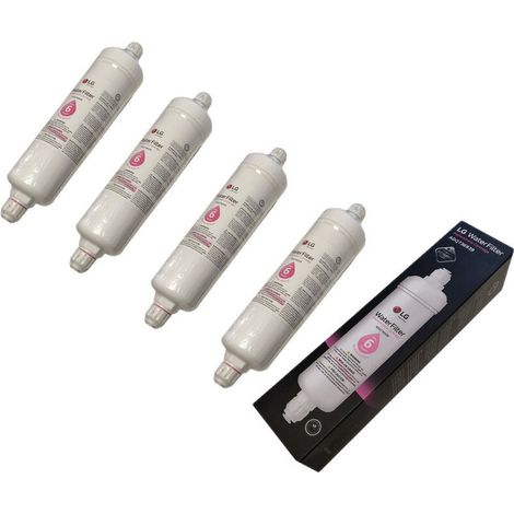 Set di 4 filtri per l'acqua esterni per LG ADQ73693901 Frigorifero