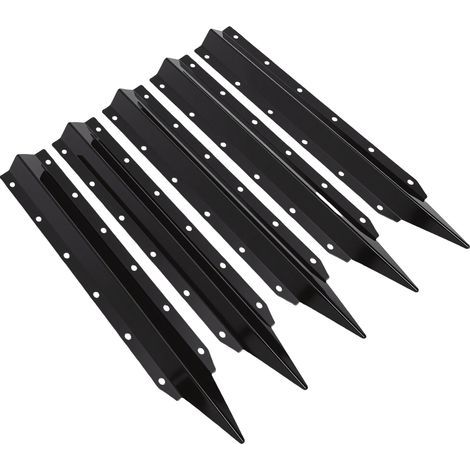 Kit de réparation de poteaux de clôture, piquets en acier robustes, outils de Support, Installation facile avec accessoires (1/5)