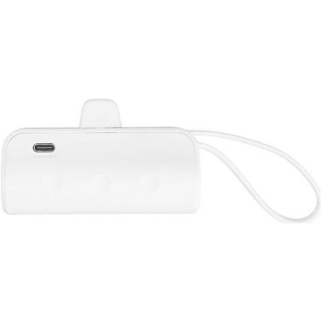 Mini Banque D'alimentation USB C, Chargeur Portable Multifonction avec Câble intégré pour Interface IOS, Type C, 2 en 1, adapté à une Utilisation D'urgence (1/5)