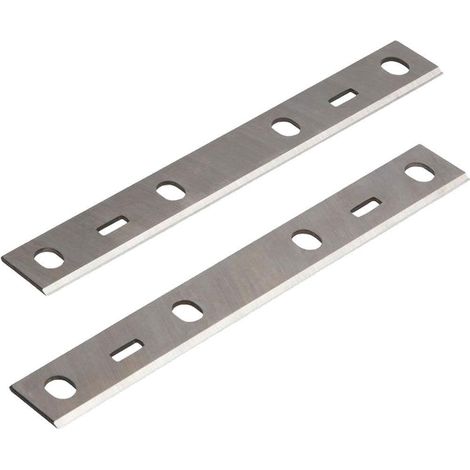 Lot de 2 fers de rabot 210 × 22 × 1,8 mm compatibles Scheppach HMS850 / PT85 / Woodstar (1/5)