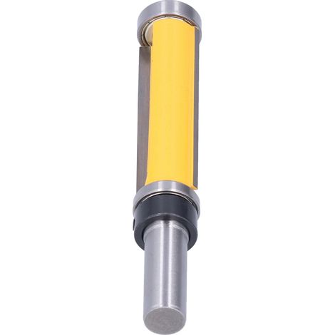 Fraise à tronçonner affleurante avec double roulement haut et bas, carbure et acier rapide, lame 2-1/2po, diam 3/4po, queue 12mm, coffret 1pc (1/5)