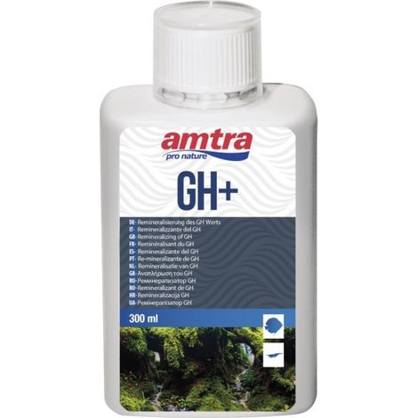 Set 6 pezzi Amtra Gh più  300 ml Integratore di sali per acqua osmotica