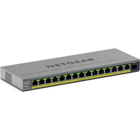 NETGEAR GS116EP Managed L2/L3 Gigabit Ethernet (10/100/1000) Power over Ethernet (PoE) Grau (1/5)