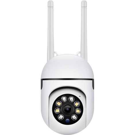 Caméras de surveillance dôme WiFi 2,4 GHz 1080p pour la sécurité à domicile, vue à 360°, audio bidirectionnel (1/5)