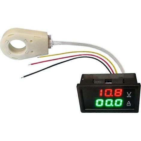 Ampèremètre/voltmètre à effet Hall CC 0-300 V 200 A, moniteur de batterie 12/24/36/48/60 V (1/5)