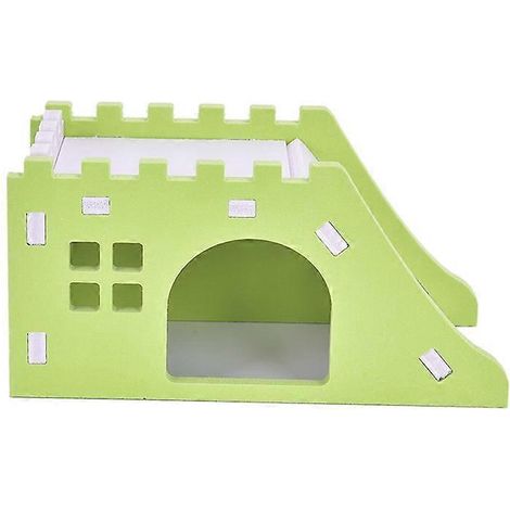 Château pour hérisson, maison pour animaux, plateforme d'observation, échelle, accessoires pour animaux, maison pour hamster (1/4)
