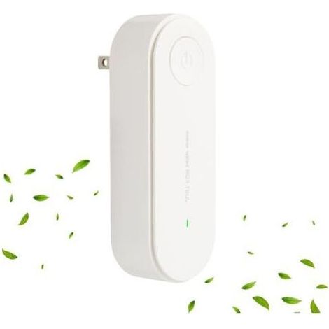 Purificateur d'air à brancher, convient aux chambres, toilettes, placards et pièces pour animaux (blanc) (1/5)