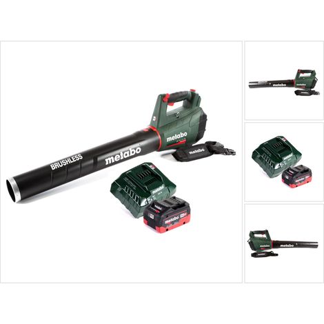 Metabo LB 18 LTX BL Soffiatore a batteria 18V Brushless + 1x Batteria 8,0 Ah + Caricabatterie