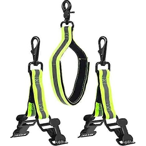 Lot de 3 sangles de sécurité pour gants de pompier, clips de fixation pour gants de travail de pompier et de police (1/5)