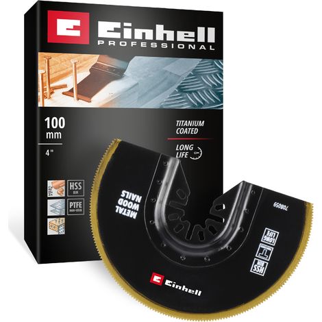 Einhell 708059 Sägeblatt halbr. BIM-TI 100mm Bimetall Tauchsägeblatt  100 mm  1 St. (1/5)