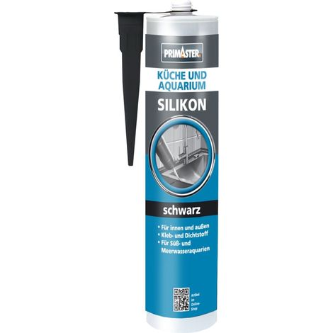 Primaster Silikon Küche & Aquarium Schwarz 300ml Kleb- und Dichtstoff (1/2)
