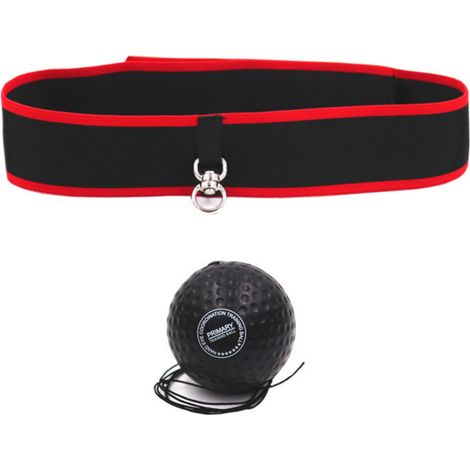 Ballon d'entraînement réflexe à fixer sur la tête, ballon de vitesse pour le fitness de combat, améliorant la réactivité et la coordination (1/5)