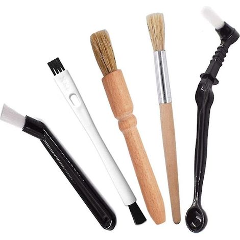 Ensemble de brosses à café, kit de brosses expresso, brosse de nettoyage en bois pour moulin à café et brosse expresso (1/5)