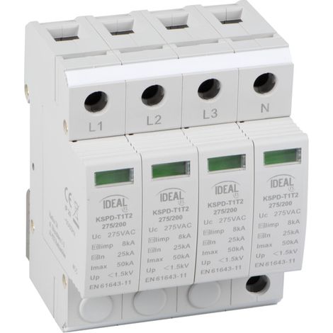 3PN Überspannungsableiter KSPD-T1T2 275/200