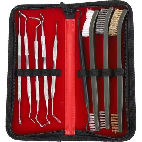 Pfeifenreinigungsbürsten-Set, Waffenreinigungsset, Autobürste, doppelköpfige Nylonbürste, Pfeifenbürste, Hakenset, auf Lager. (1/4)