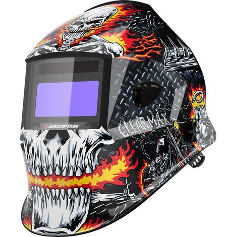 Casco de soldadura, tecnología de color real, función de tintado automático, AR-WC007 (1/2)
