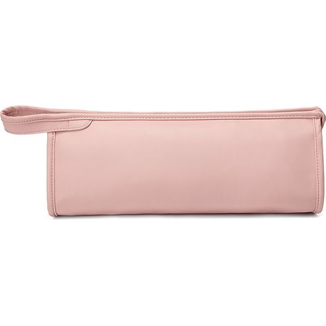 Sac de rangement pour sèche-cheveux, pochette de voyage antichoc pour lisseur, étui imperméable et anti-poussière rose (1/5)