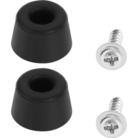 2Pcs Hob Sink Glass Lid Rubber Bump Stop Rubber Feet Replacement Part Base 15.5mm Top 12.5mm High 9.5mm Compatible with Thetford Hob