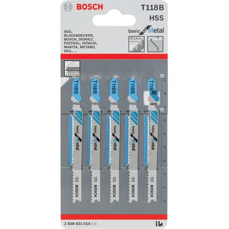BOSCH-A 5 LAME T 118 B P/SEGHETTO ALTERNATIVO