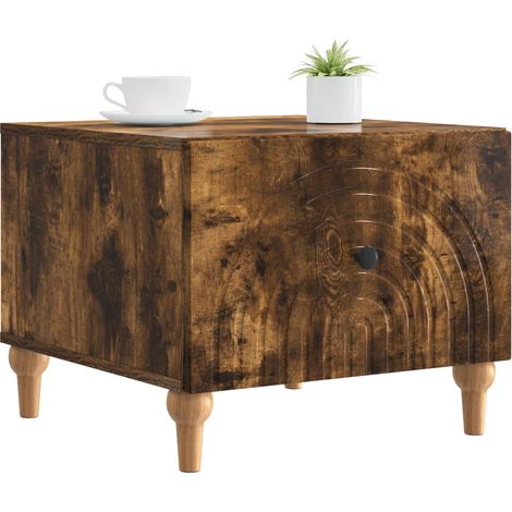 Maison Exclusive - Couchtisch Geräucherte Eiche 49 x 50 x 40 cm H