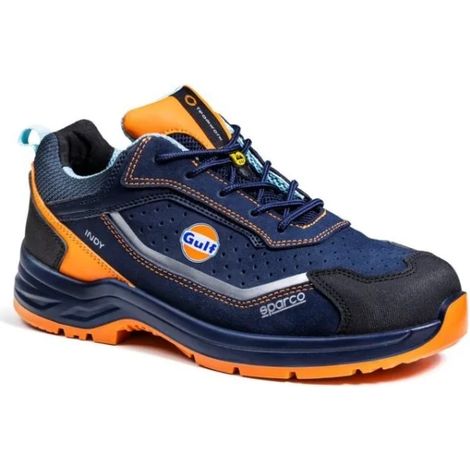 Sparco 07538GUBMAF Scarpa Indy Meteor S1PS ESD Blu Arancione 48 (1/4)