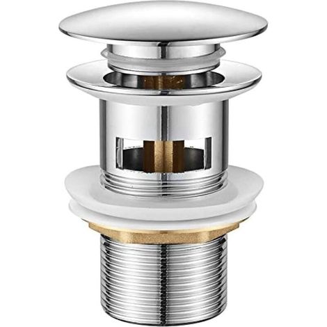 M20502 Badezimmer-Ablaufgarnitur, Pop-Up-Ablaufgarnitur, Chrom, Silber