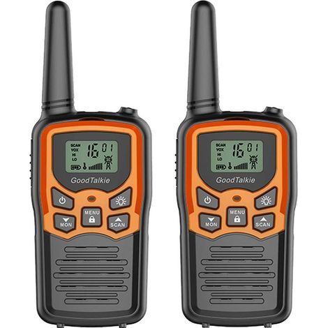 Talkie-walkie longue portée Randonnée Camping Home Talkie-walkie (Pack de 2 orange) (1/5)