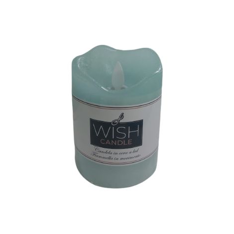 Wish Candle Led H10D7,5 Turchese GIOCOPLAST