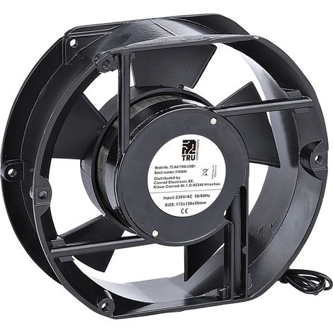 TRU COMPONENTS TC-NA17050-230B1 Axiallüfter 230 V/AC 299 m³/h (L x B x H) 172 x 150 x 50 mm