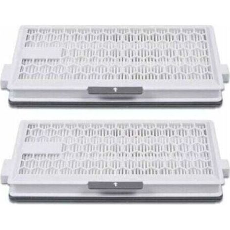 2er-Pack Airclean Plus 50 HEPA-Filter für Miele Complete C3 Powerline Staubsauger, S8340, Air Clean SF-HA 50 für Complete C2 C3 Compact C1 C2-2, 2er-Pack Ersatz-Staubsaugerfilter