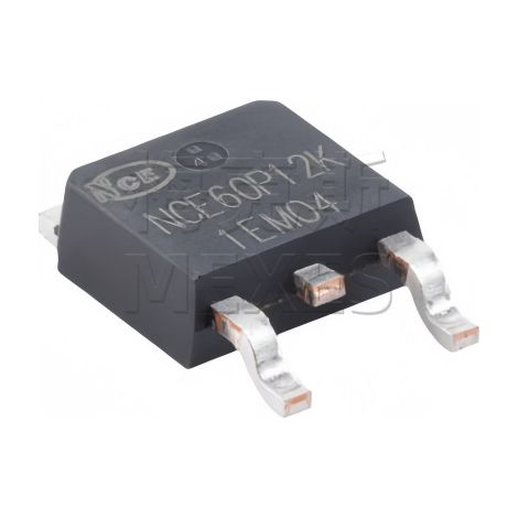 P-channel MOSFET NCE NCE60P12K TO-252-2 60V -12A (pack of 5 electronic components)