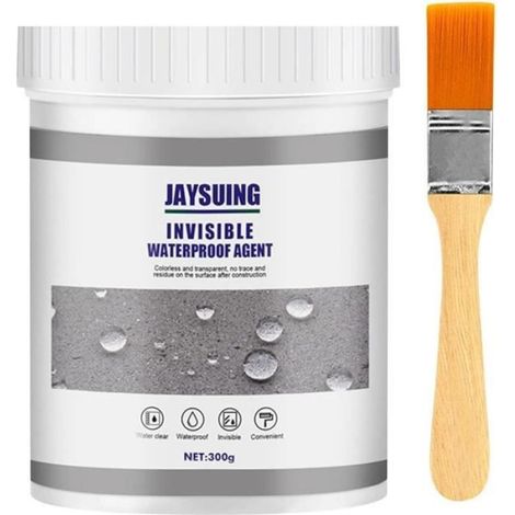 Agent Anti-Fuite Étanche,Agent Imperméable Invisible Jaysuing,Mastic D'Isolation Imperméable,Revêtement Adhésif Super Résistant (300 (1/4)