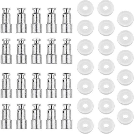 Set of Autoclave Steam Valve Universal Replacement Float Valves and Seals for XL Autoclaves, 20 Pieces (1/5)