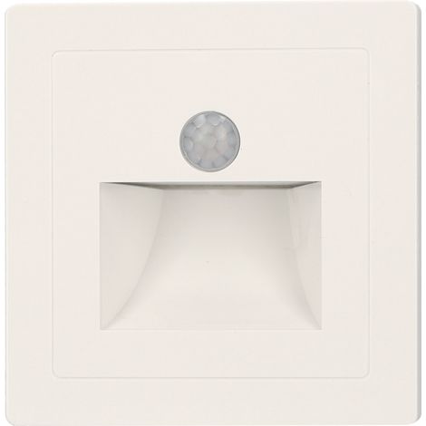 Veilleuse Escalier Détecteur Mouvement Filée Intérieure LED Marche Couloir Allée Portique Coin Contrôle Automatique 220V Blanc (1/4)