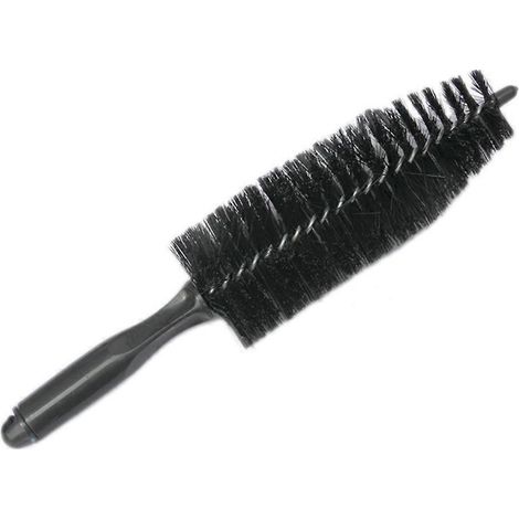 Brosse conique universelle noire pour jantes de pneus de camions et voitures (1/5)