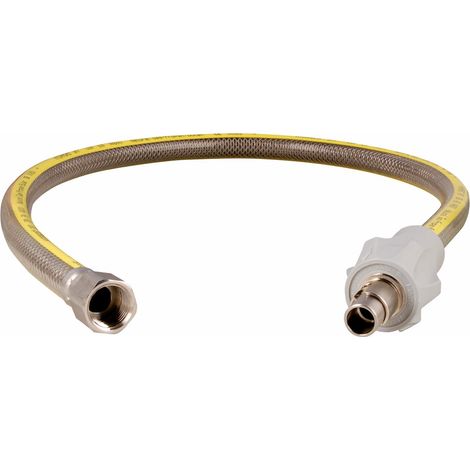 Tuyau de sécurité gaz flexible Seppelfricke en acier inoxydable DN 15x1000 mm