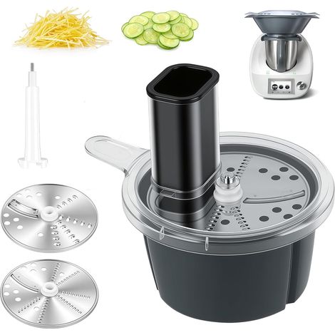 Vegetable Cutter, Multifunctional Vegetable Cutter for TM5 and TM6, Stainless Steel and ABS Vegetable Rasp, Effective Vegetable Processing Kitchen Grater for Different Types of Vegetables (1/5)