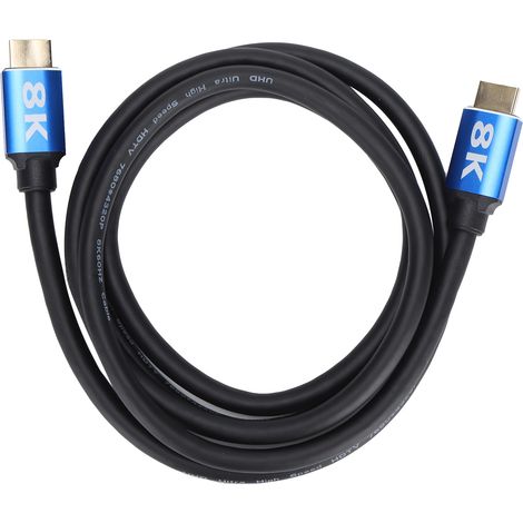 1,8 Meter langes 8K-Kabel, 48 Gbit/s HD-Multimedia-Schnittstelle, Konverter für Computer und Fernseher (1/5)