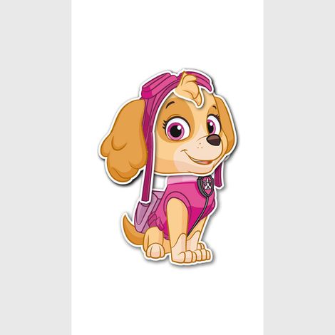 Sticker 3D - Pat'Patrouille Skye - 14x20 cm