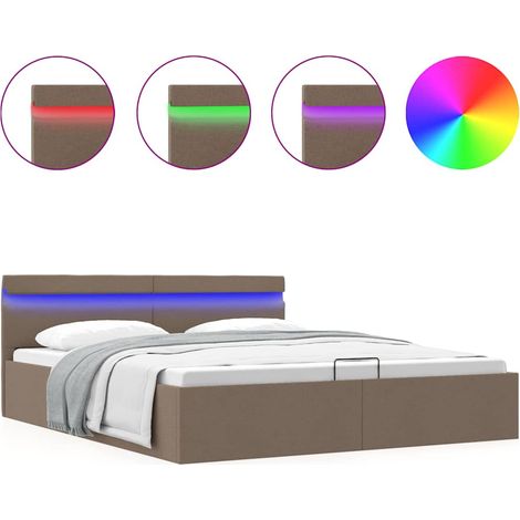 Maison Exclusive - Cama canapé hidráulica almacenaje sin colchón