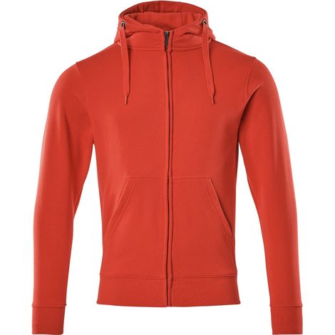 Mascot Kapuzensweatshirt GIMONT CROSSOVER mit Reißverschluss, Herren 51590 Gr. M verkehrsrot