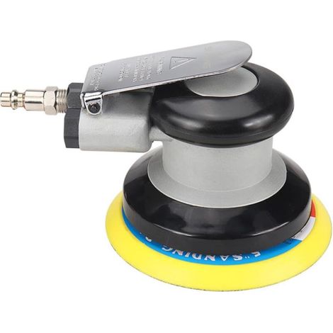 SI FANG 5-inch dual-action pneumatic orbital sander, robust, low vibration (1/5)