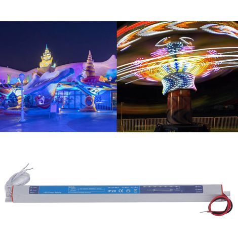 Miniatur-Konstantspannungs-Schaltnetzteil für LEDs im Innenbereich, 180-250V AC Eingang, 36W, Netzteil für lange ultradünne Leuchtkästen/-streifen, 12V. (1/5)