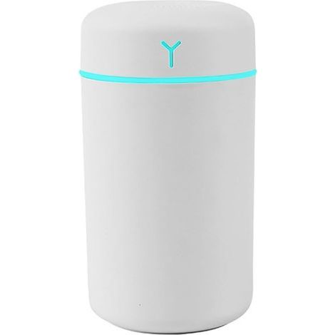 Humidificateur USB de grande capacité pour voiture et bureau, humidificateur atomiseur coloré, petit, portable, humidification efficace (A, 14x7cm) (1/4)