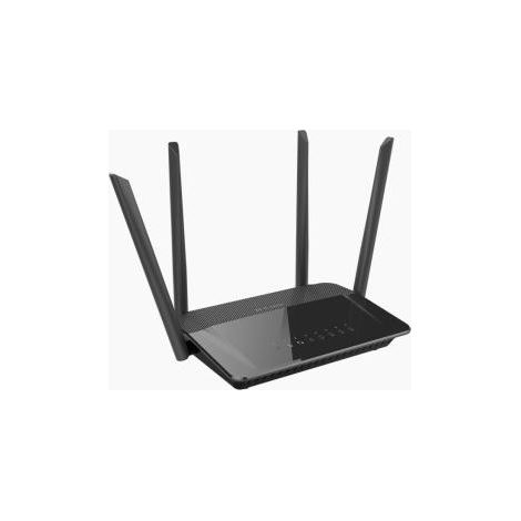 D-Link AC1200 Dual Band WLAN-Router Gigabit Ethernet Dual-Band (2,4 GHz/5 GHz) 4G Schwarz